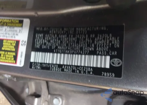 2023 Toyota Camry Se из США, поврежденный, VIN 4T1G11AK9PU774277